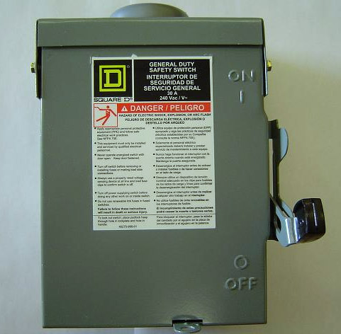 Square D Safety Switch Recall.